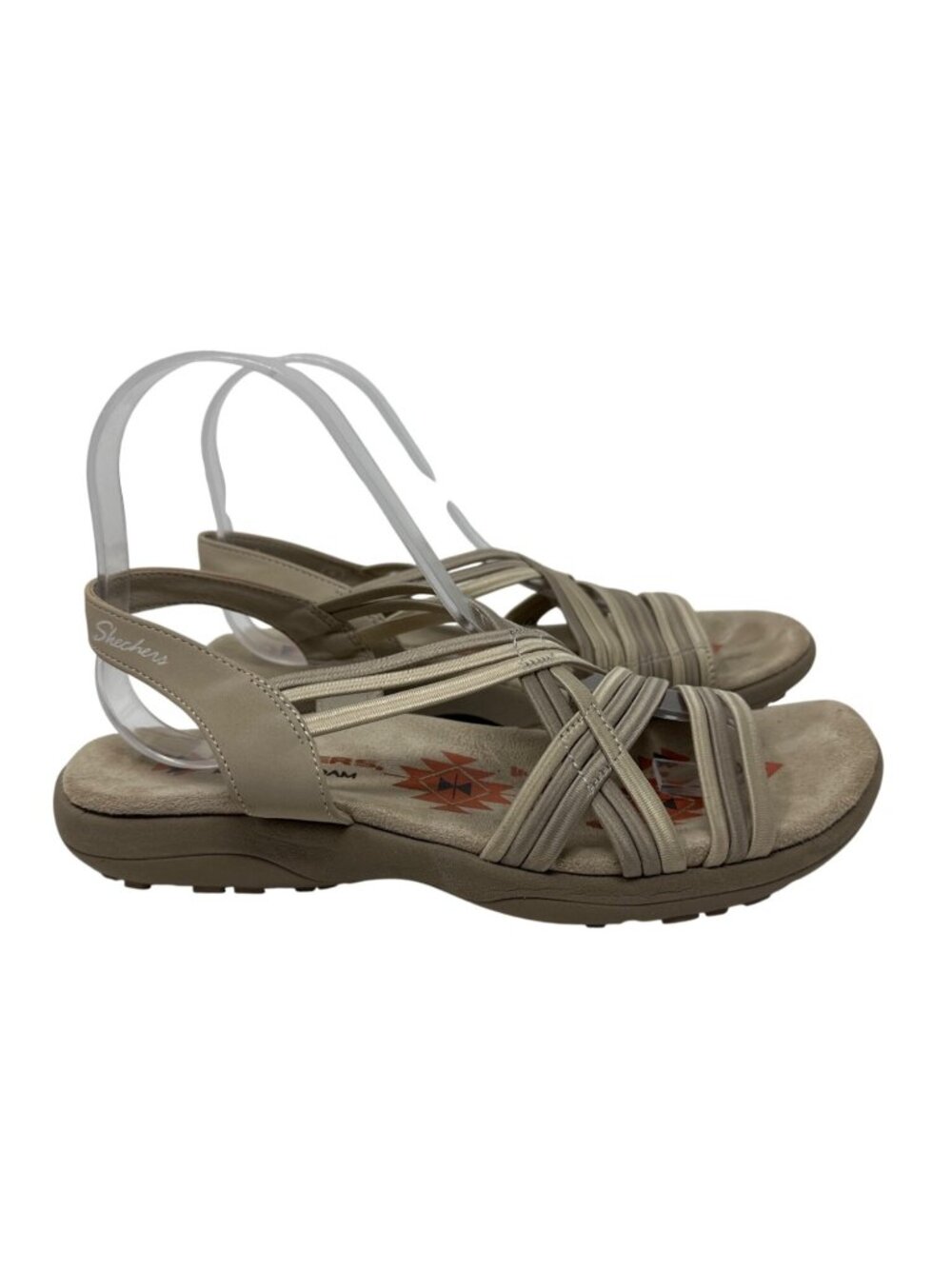 Skechers Women's Reggae Slim Simply Stretch Sandals Size 8